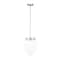 Z-Lite Gideon Pendant, 1-Light, 12.5 In.W x 16 In.H, Brushed Nickel/Etched Opal 1945P12-BN - alternate 6